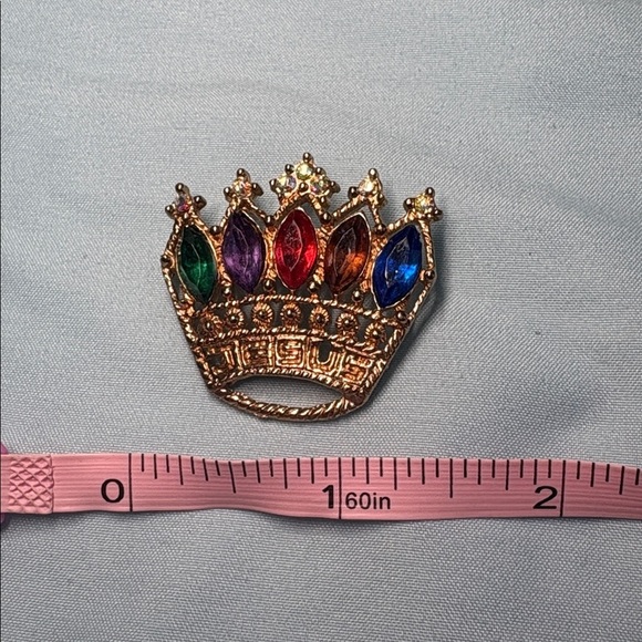 Jewelry - Colorful JESUS Crown Brooch